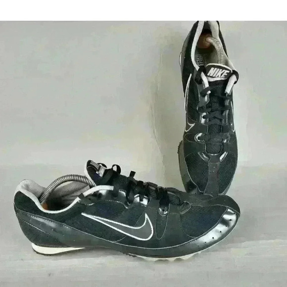 Men's Nike Zoom Rival MD Track & Field Running Spike Shoes Black,carry Bag - Picture 1 of 14